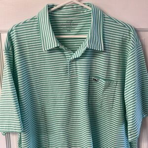 Vineyard Vines® Men's Heathered Winstead Sankaty Striped Polo NWT size XXL